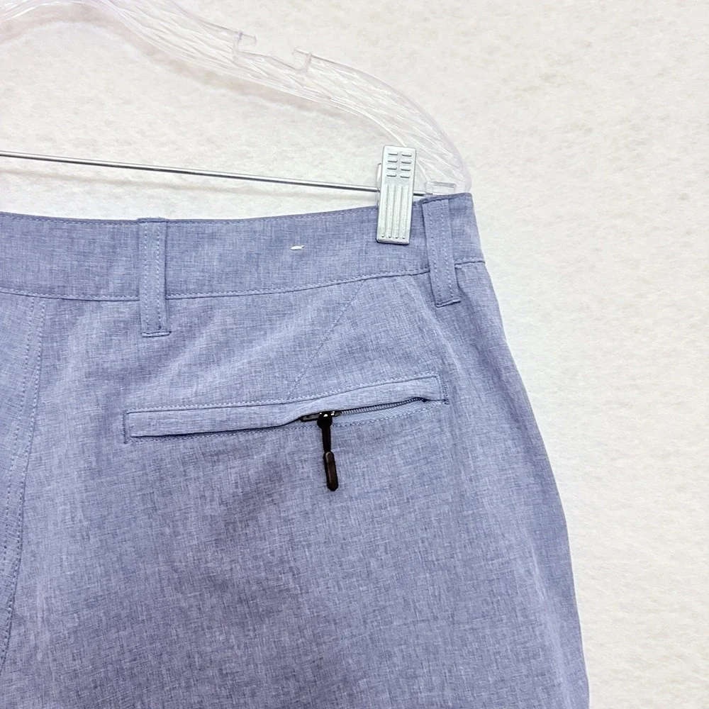 7 Daimonds Shorts Mens 31 Blue Hybrid Chino Performance Aeroplane Lightweight